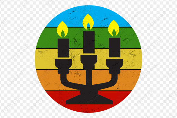 Christmas Candles Lighted Candelabra Art