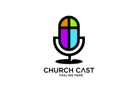 Church with Microphone or Podcast Logo: A Modern Approach to Christian Communication