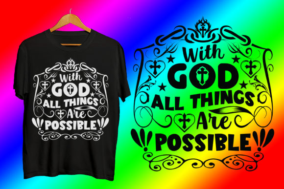 Religious Motivational God T-Shirt Design: Express Your Faith with Style